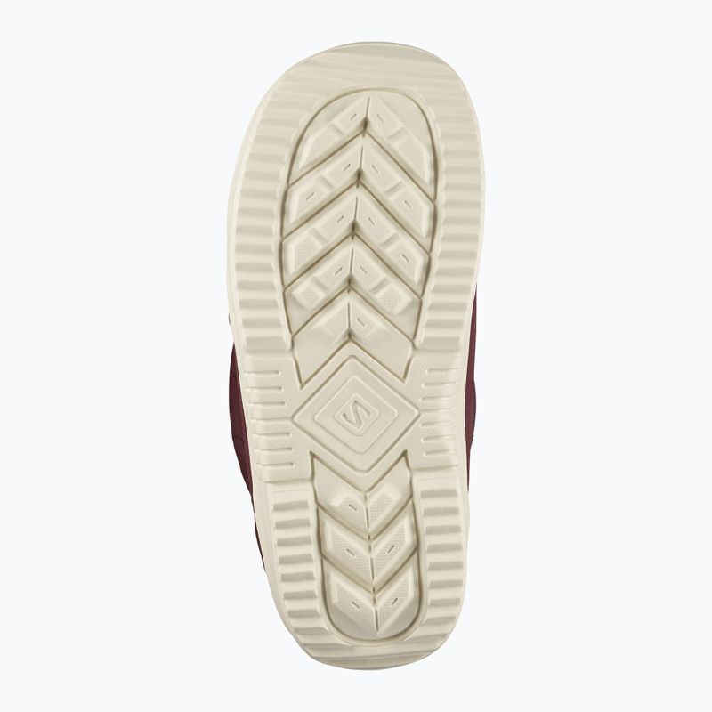 Women's snowboard boots Salomon Pearl Boa W tawny port/tawny port/vanilla ice 7