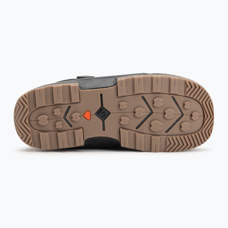 Men's snowboard boots Salomon Echo Dual Boa black/black/deep lichen green 3