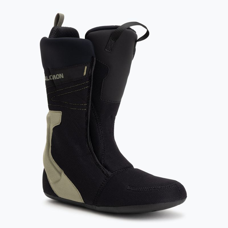 Men's snowboard boots Salomon Echo Dual Boa black/black/deep lichen green 5