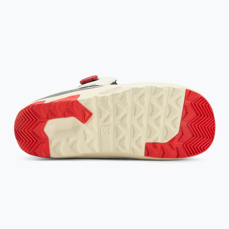 Men's snowboard boots Salomon Launch Boa SJ Boa almondmilk/castlerock/black 4