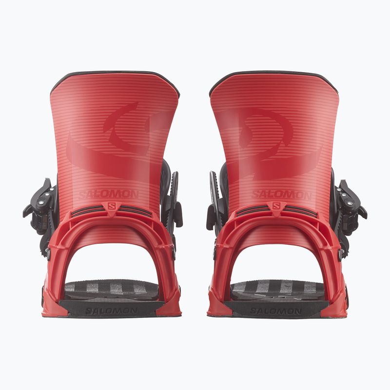 Men's snowboard bindings Salomon District fiery red 3