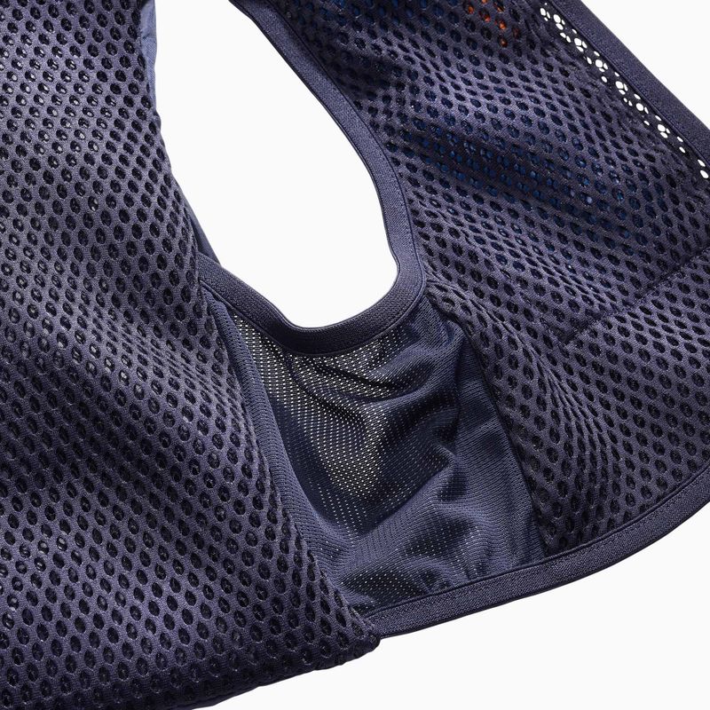 Running vest Salomon Active Skin 4 GRVL martime blue / astral aura / haute red 3