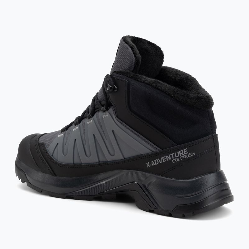Men's hiking boots Salomon X-Adventure Coldrush WP asphalt / black / alloy 3