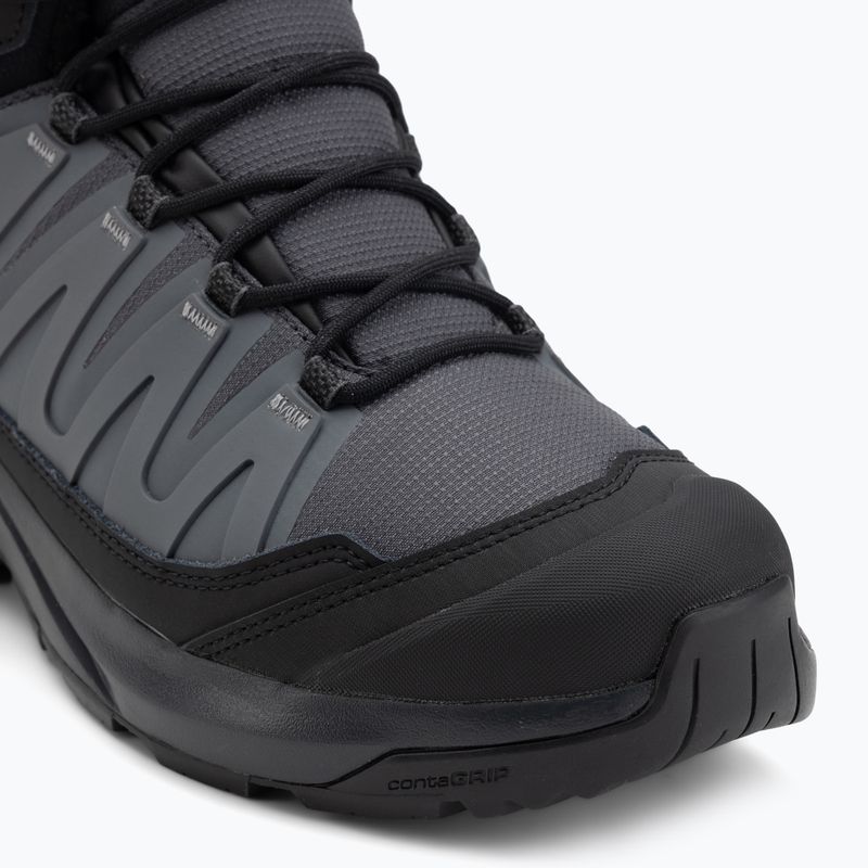 Men's hiking boots Salomon X-Adventure Coldrush WP asphalt / black / alloy 7