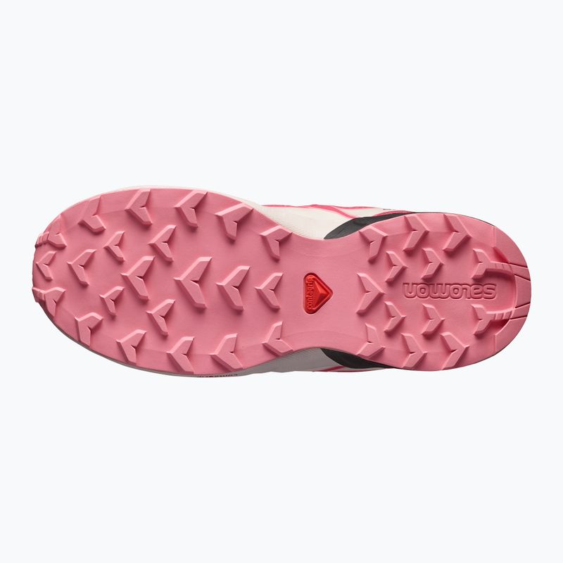 Children's running shoes Salomon Speedcross Waterproof grisaille/hushed violet/rouge red 11