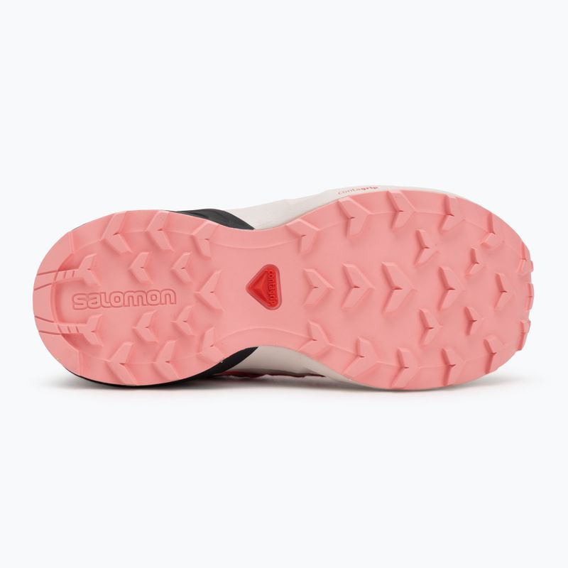 Children's running shoes Salomon Speedcross Waterproof grisaille/hushed violet/rouge red 4