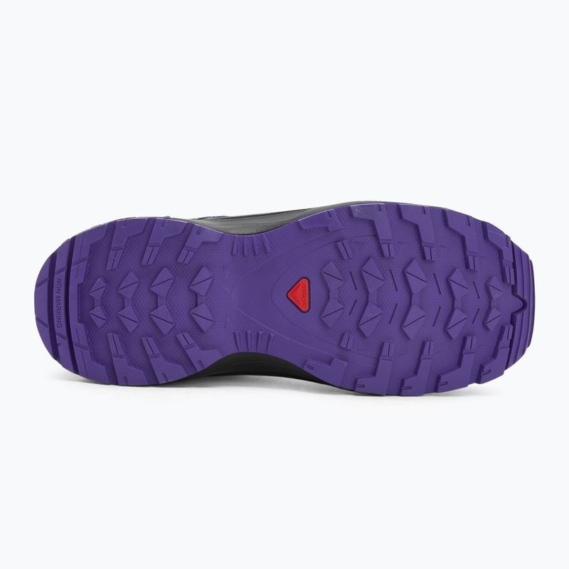 Children's hiking boots Salomon XA Pro V8 MID WP turbulence / black / liberty 4