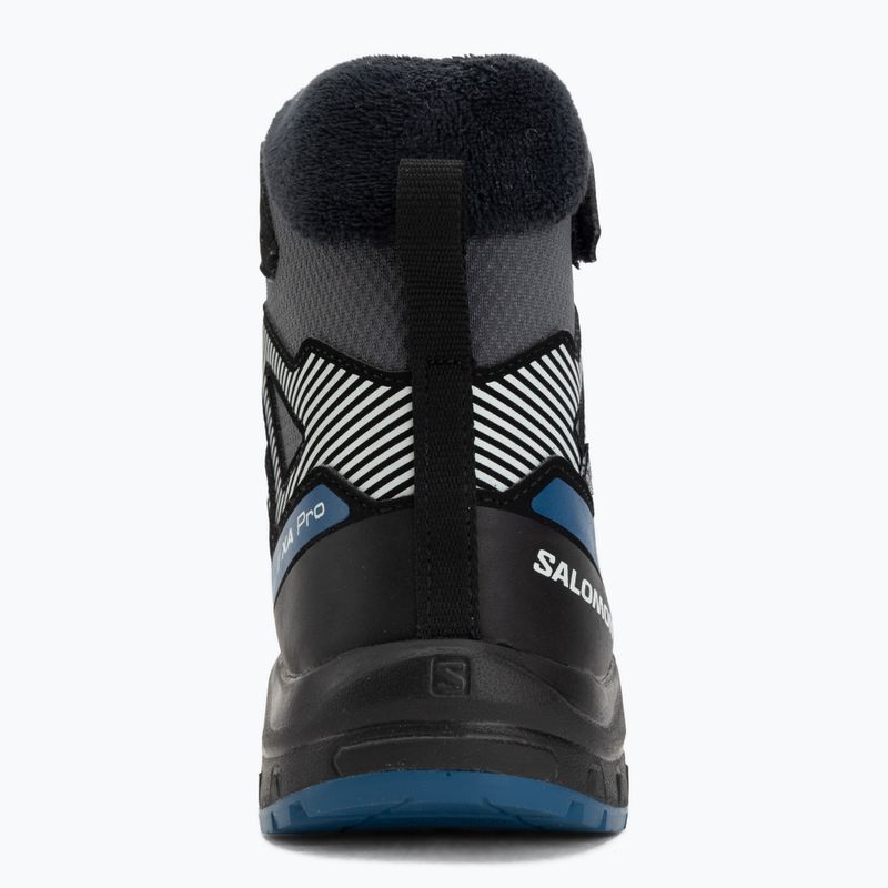 Children's hiking boots Salomon XA Pro V8 Winter Waterproof turbulence / black / dark blue 6