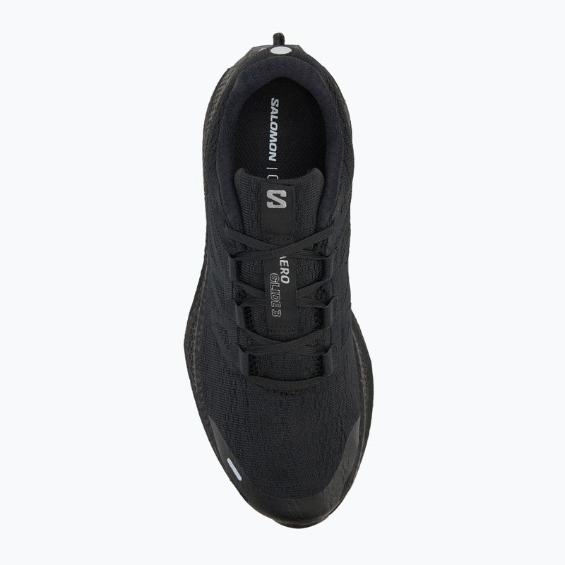 Men's running shoes Salomon Aero Glide 3 black/black/ftw silver 5