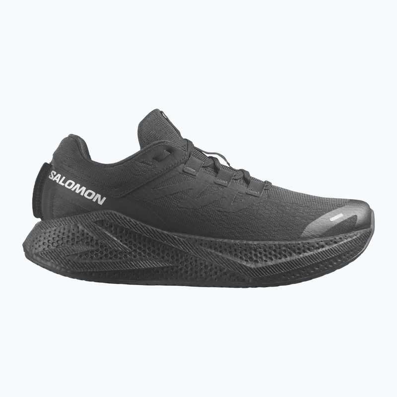 Men's running shoes Salomon Aero Glide 3 black/black/ftw silver 2