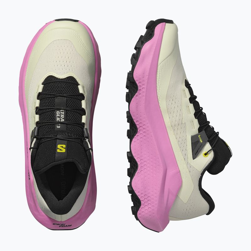 Women's running shoes Salomon Ultra Glide 3 almond milk/cyclamen/black 6