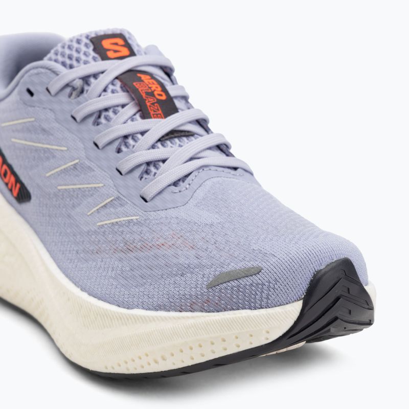 Women's running shoes Salomon Aero Blaze 3 cosmic sky/vanilla ice/neon flame 7