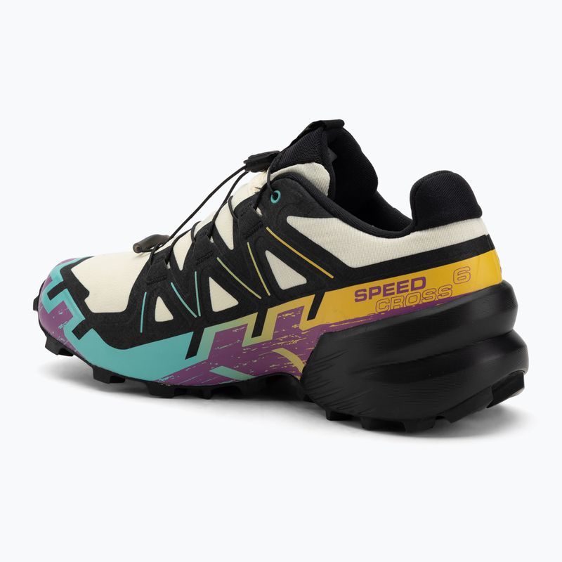 Men's running shoes Salomon Speedcross 6 GTX transparent yellow/black/waterfall 3