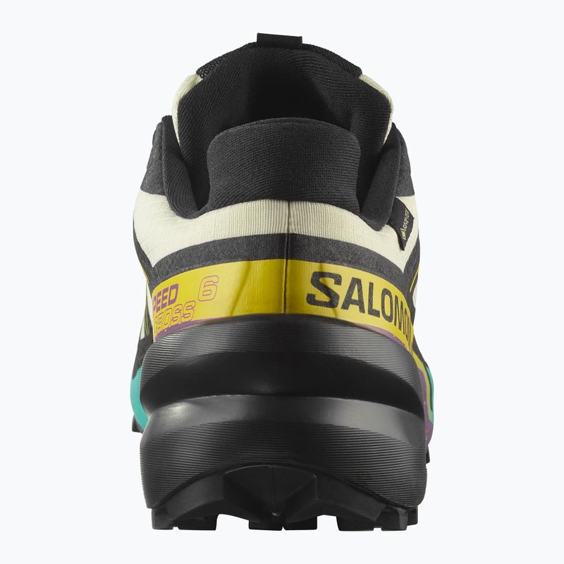 Men's running shoes Salomon Speedcross 6 GTX transparent yellow/black/waterfall 10