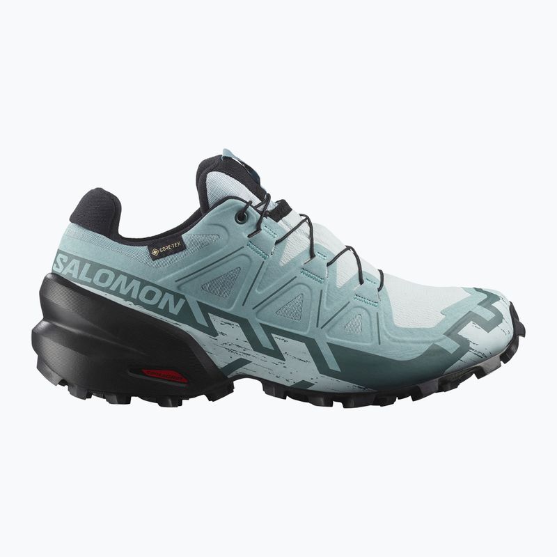 Women's running shoes Salomon Speedcross 6 GTX ballad blue/black/tourmaline 2