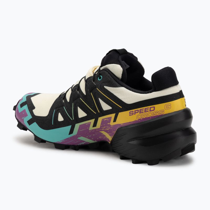 Women's running shoes Salomon Speedcross 6 GTX transparent yellow/black/waterfall 3