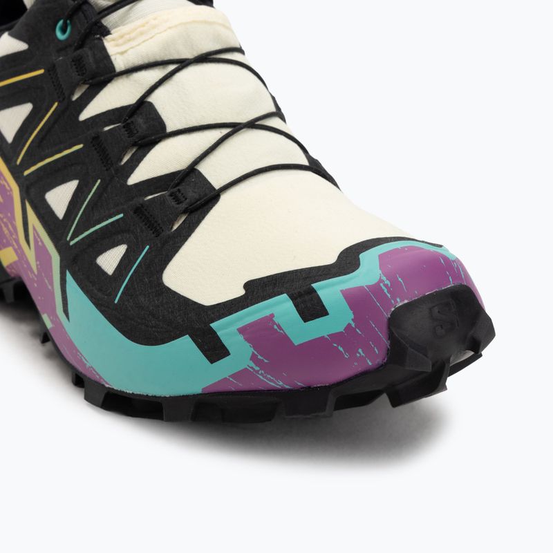 Women's running shoes Salomon Speedcross 6 GTX transparent yellow/black/waterfall 7