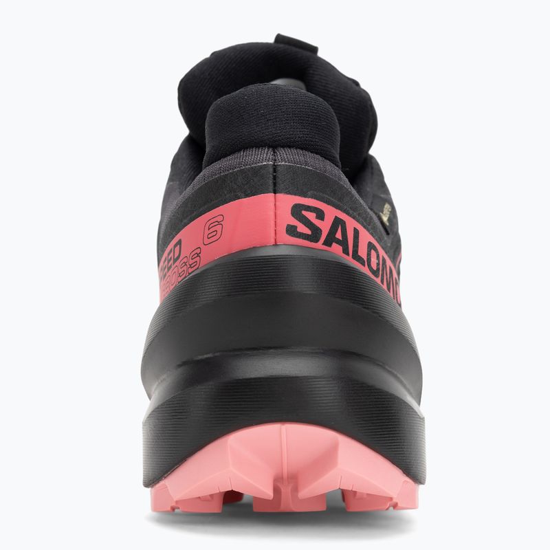 Women's running shoes Salomon Speedcross 6 GTX nine iron/black/flamingo pink 6