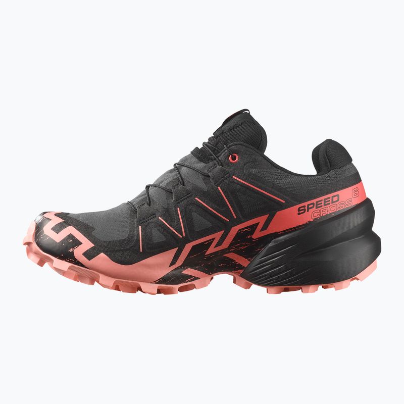 Women's running shoes Salomon Speedcross 6 GTX nine iron/black/flamingo pink 3