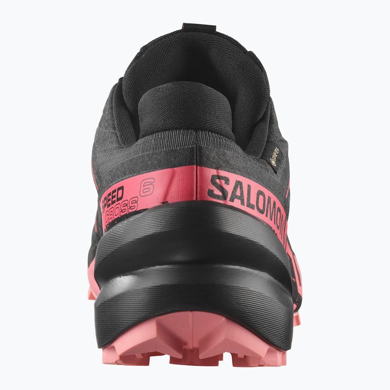 Women's running shoes Salomon Speedcross 6 GTX nine iron/black/flamingo pink 4