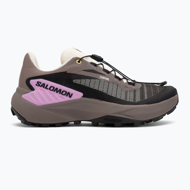 Women's running shoes Salomon Genesis Iron/vanilla ice/cyclamen 2