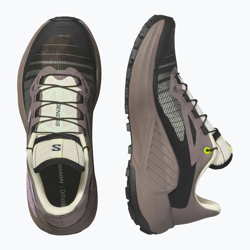 Women's running shoes Salomon Genesis Iron/vanilla ice/cyclamen 6