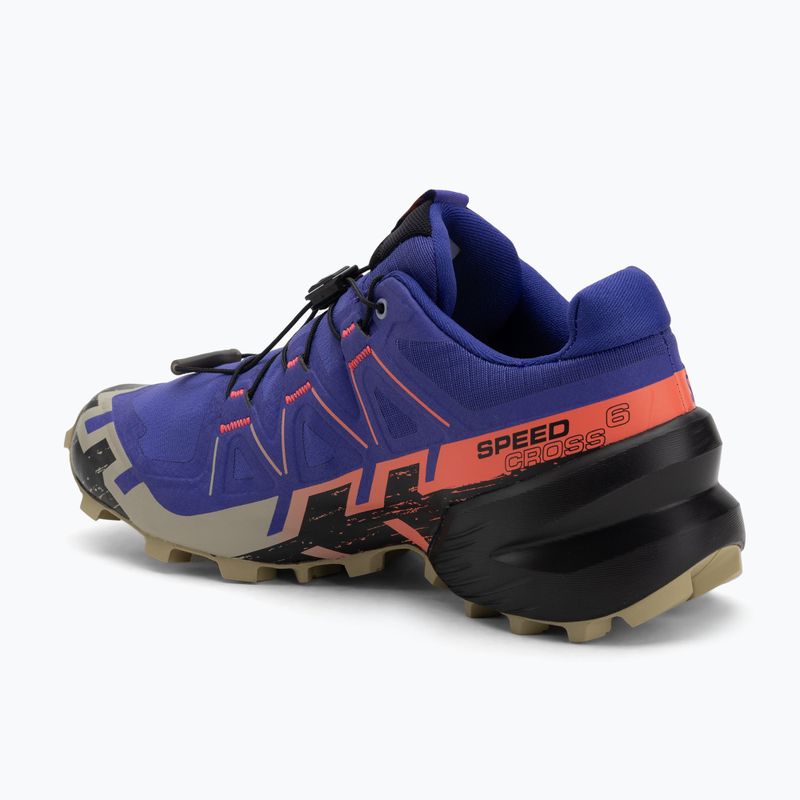 Women's running shoes Salomon Speedcross 6 liberty/black/neon flame 3