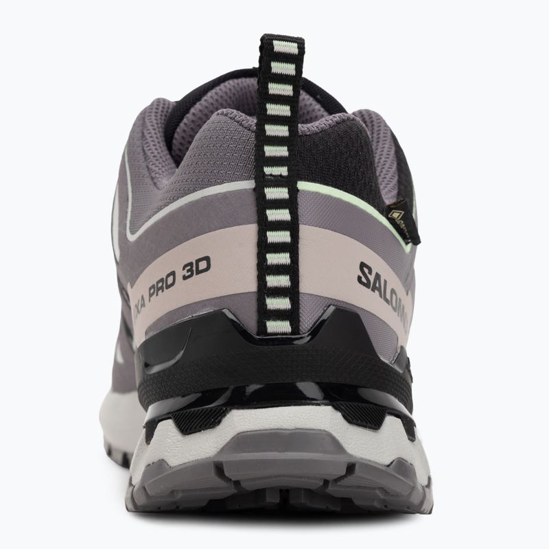 Women's running shoes Salomon XA PRO 3D V9 GTX black/patina green/gray violet 6