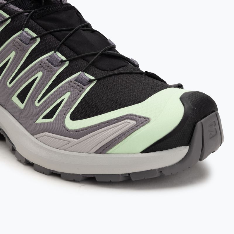 Women's running shoes Salomon XA PRO 3D V9 GTX black/patina green/gray violet 7
