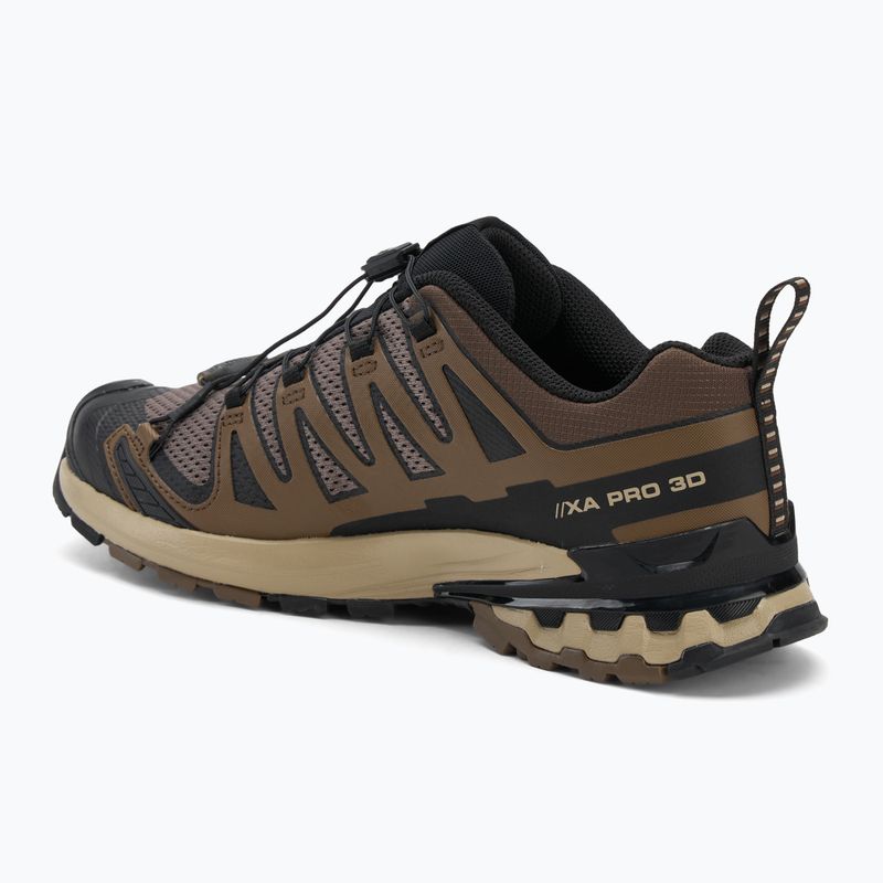 Men's running shoes Salomon XA Pro 3D V9 falcon/desert tan/black 3