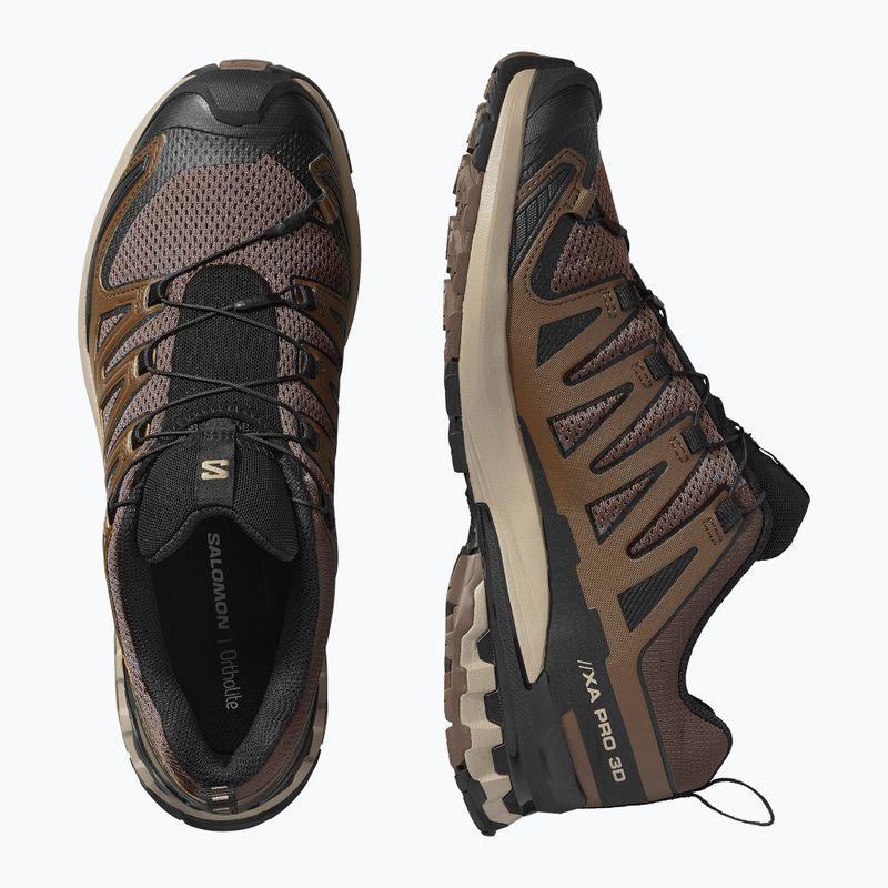 Men's running shoes Salomon XA Pro 3D V9 falcon/desert tan/black 6