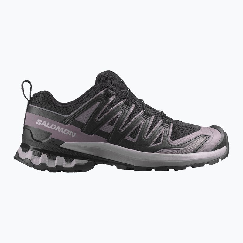 Women's running shoes Salomon XA Pro 3D V9 black/gull/excalibur 2