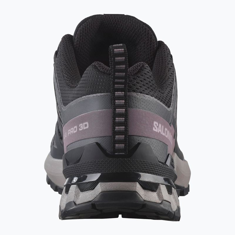 Women's running shoes Salomon XA Pro 3D V9 black/gull/excalibur 4