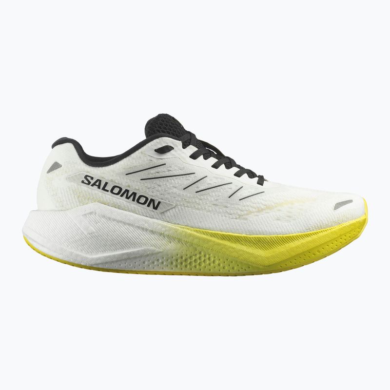 Men's running shoes Salomon Aero Blaze 3 white/black/blazing yellow 9