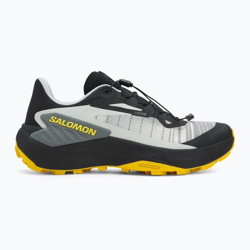 Men's running shoes Salomon Genesis black/metal/incaberry 2