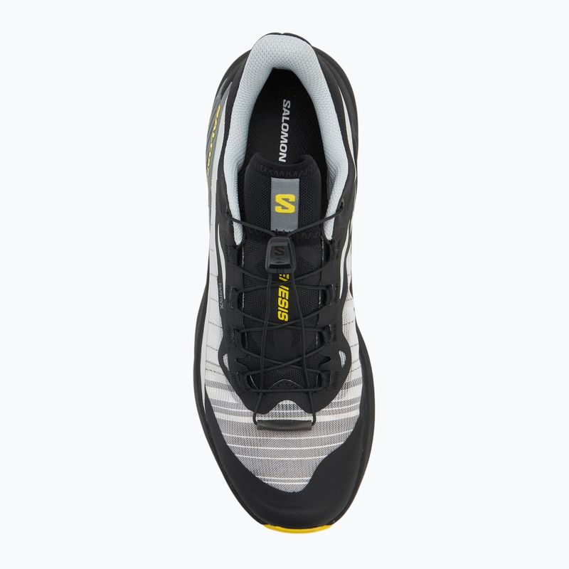 Men's running shoes Salomon Genesis black/metal/incaberry 5