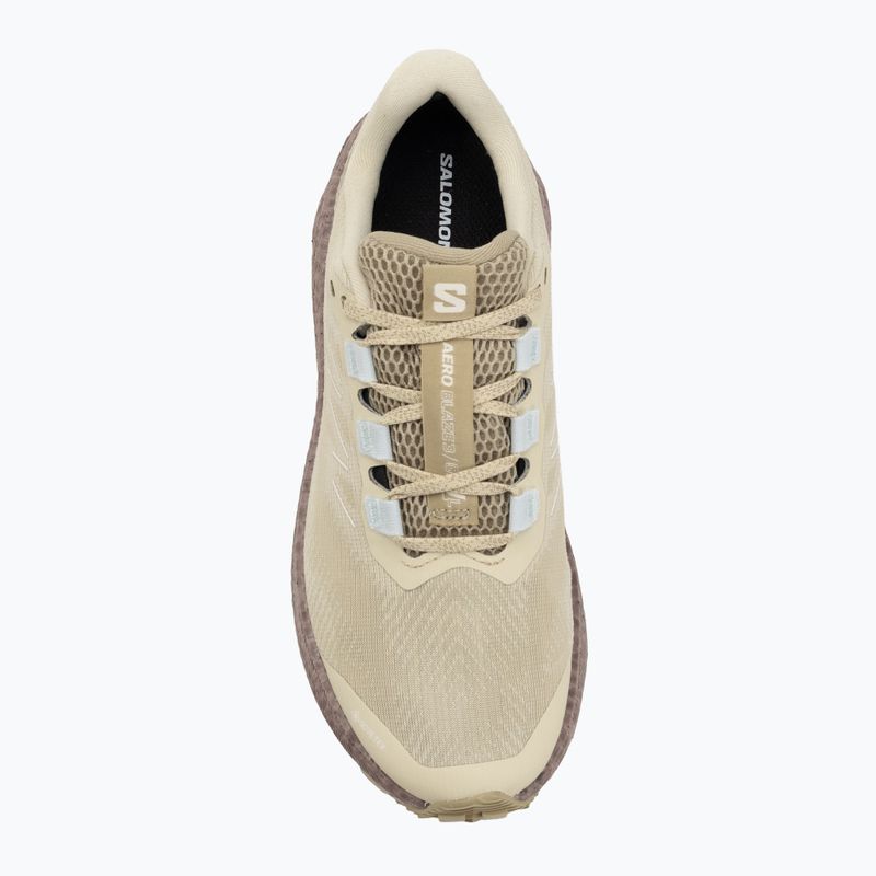 Women's running shoes Salomon Aero Blaze 3 Gravel GTX green haze/iron/ice flow 5