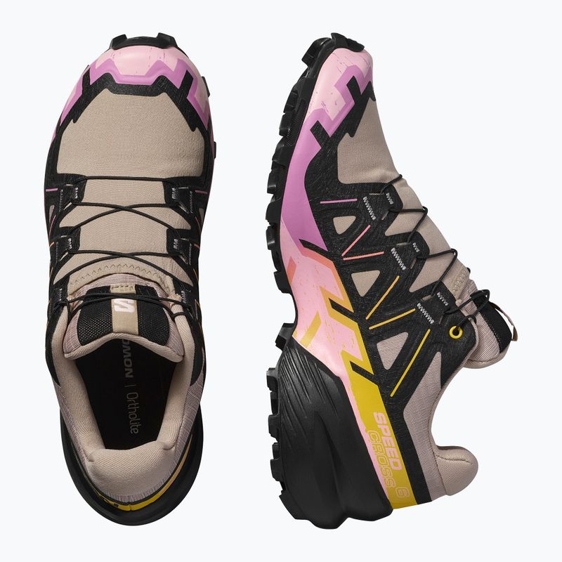 Women's running shoes Salomon Speedcross 6 etherea/black/cyclamen 9