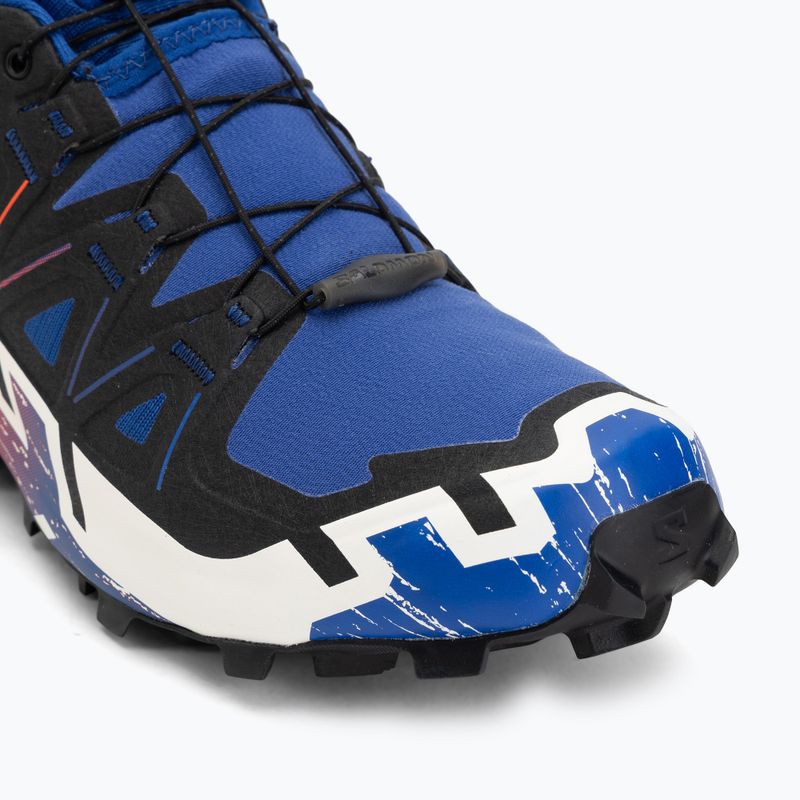 Running shoes Salomon Speedcross 6 GTX surf the web/fiery red/white 7