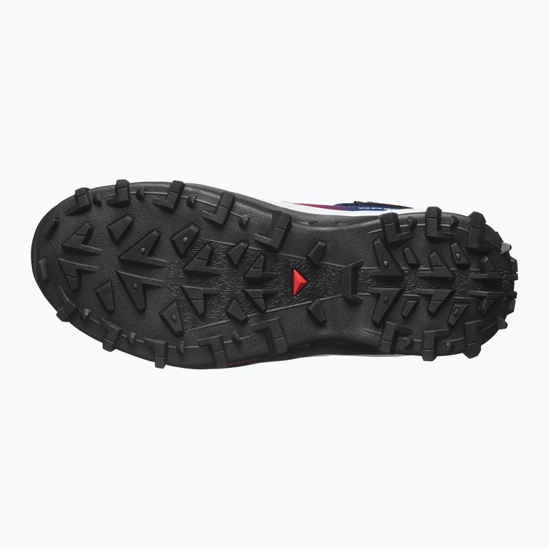 Men's trekking boots Salomon Crosstrak Powder WP Equipe black/black 4