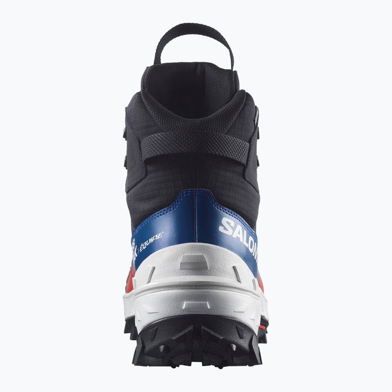 Men's trekking boots Salomon Crosstrak Powder WP Equipe black/black 5