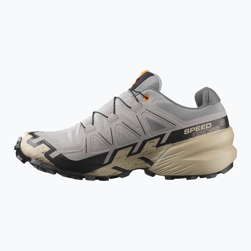Men's running shoes Salomon Speedcross 6 GTX gull/white pepper/black 3