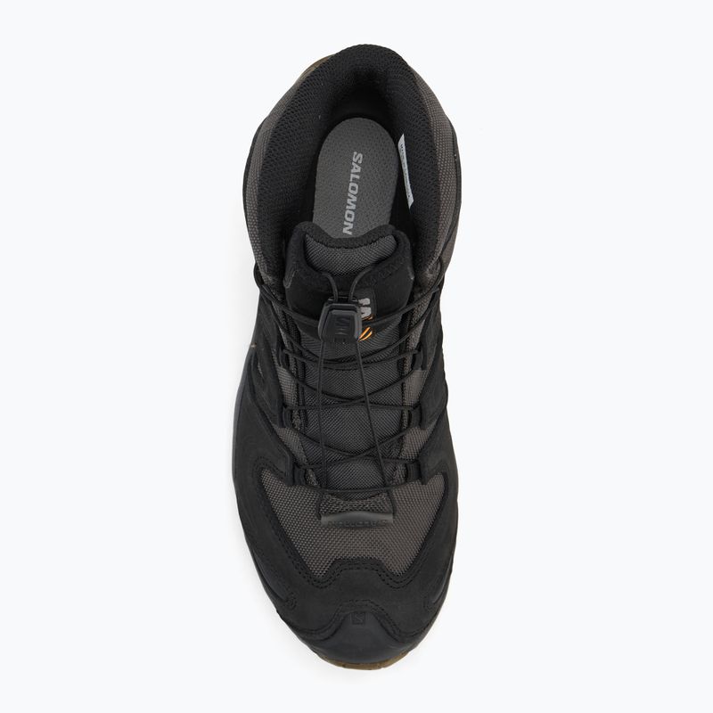 Men's trekking boots Salomon XA Tracker GTX black/asphalt/coyote brown 5