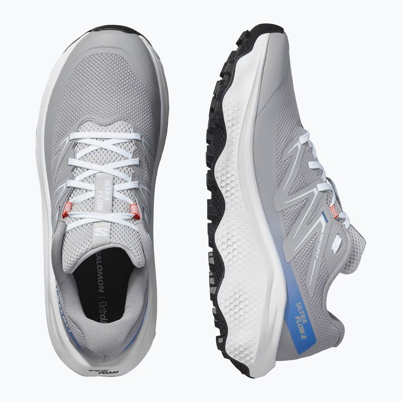 Men's running shoes Salomon Ultra Flow 2 alloy/white/french blue 13