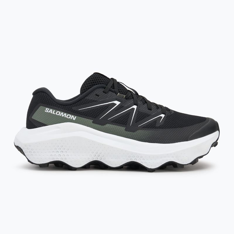 Men's running shoes Salomon Ultra Flow 2 black/white/agave green 2