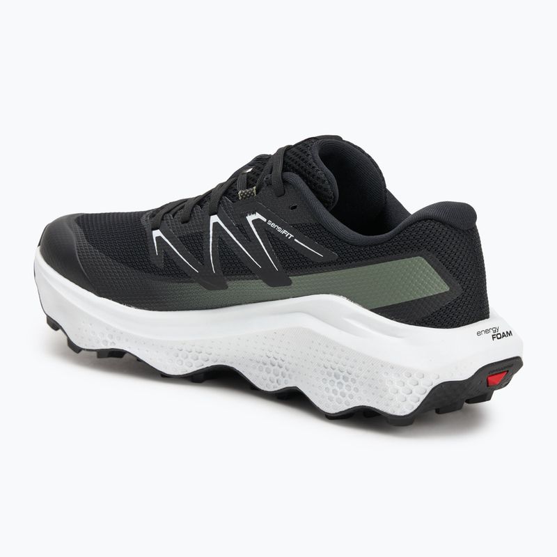 Men's running shoes Salomon Ultra Flow 2 black/white/agave green 3