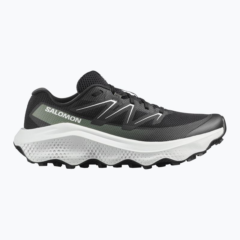 Men's running shoes Salomon Ultra Flow 2 black/white/agave green 8
