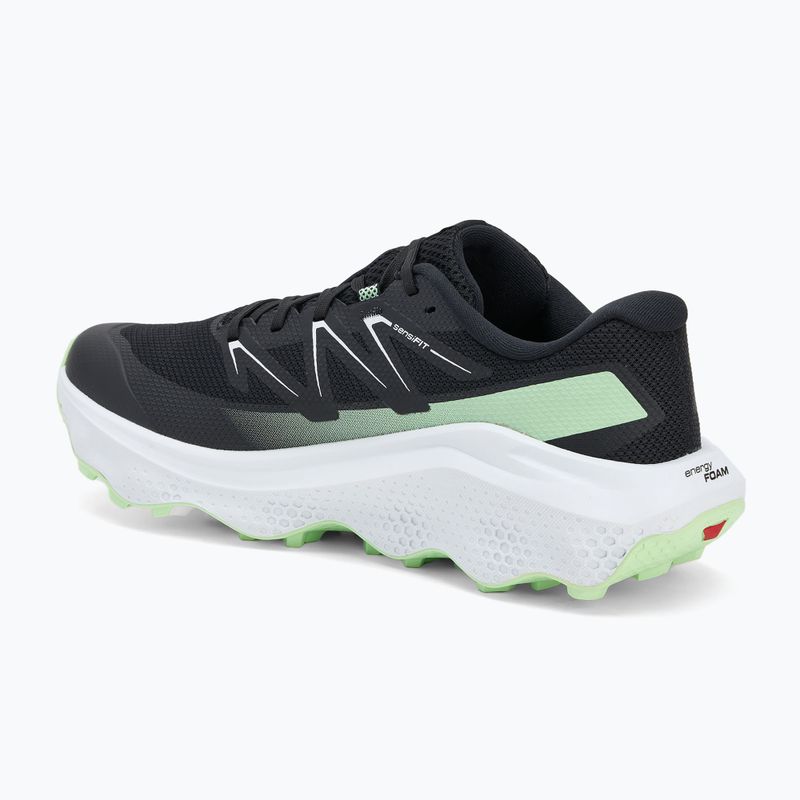 Men's running shoes Salomon Ultra Flow 2 black/white/patina green 3