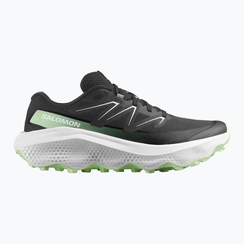 Men's running shoes Salomon Ultra Flow 2 black/white/patina green 9