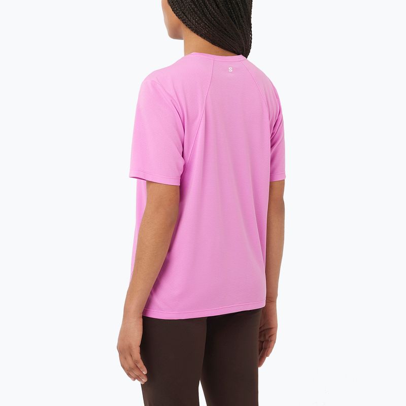 Salomon Shakeout Core women's T-shirt cyclamen 2